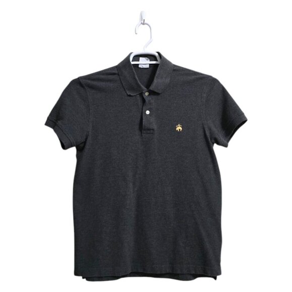 Brooks Brothers 1818 Gray Slim Fit Polo Shirt Sz M - Picture 1 of 11